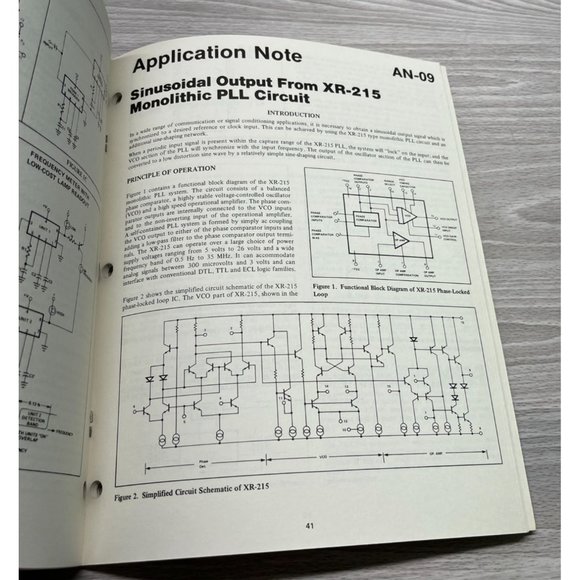 Exar Applications Data Book Booklet User Manual Vintage 1979 Modems Repeaters - Picture 6 of 6